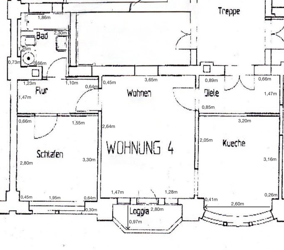 Thumbnail-2- Raum Wohnung mit Loggia in guter Lage