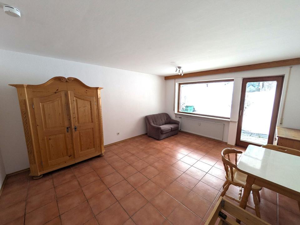 Thumbnail-Ruhige, helle 1-Zimmer-Wohnung mit Südterrasse zu vermieten