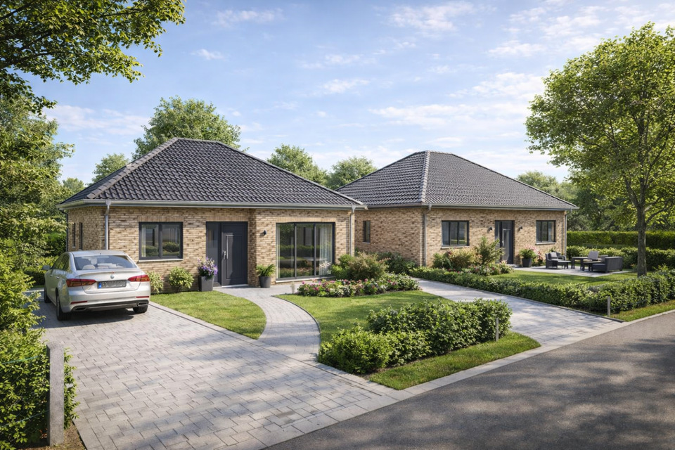 Thumbnail-Maklerfrei! Neubau Doppelbungalow-Hälfte in Neulehe
