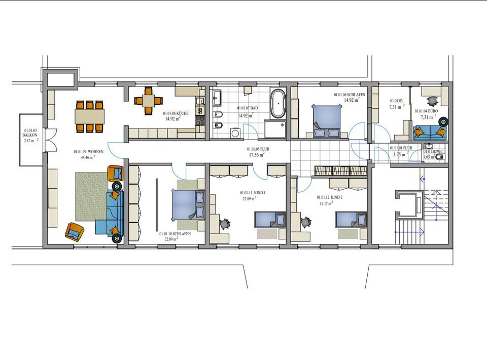 Thumbnail-Wohnung Eigenheim 6 ,5 Zimmer für Großfamilie