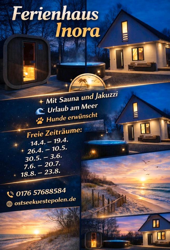 Thumbnail-Ferienhaus Inora polnische Ostsee mit Sauna und Jakuzzi
