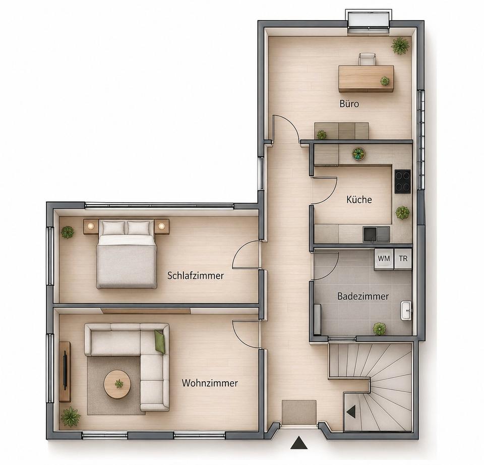 Thumbnail-Seniorengerechte EG-Wohnung, 3ZKB, kernsaniert in Westerburg