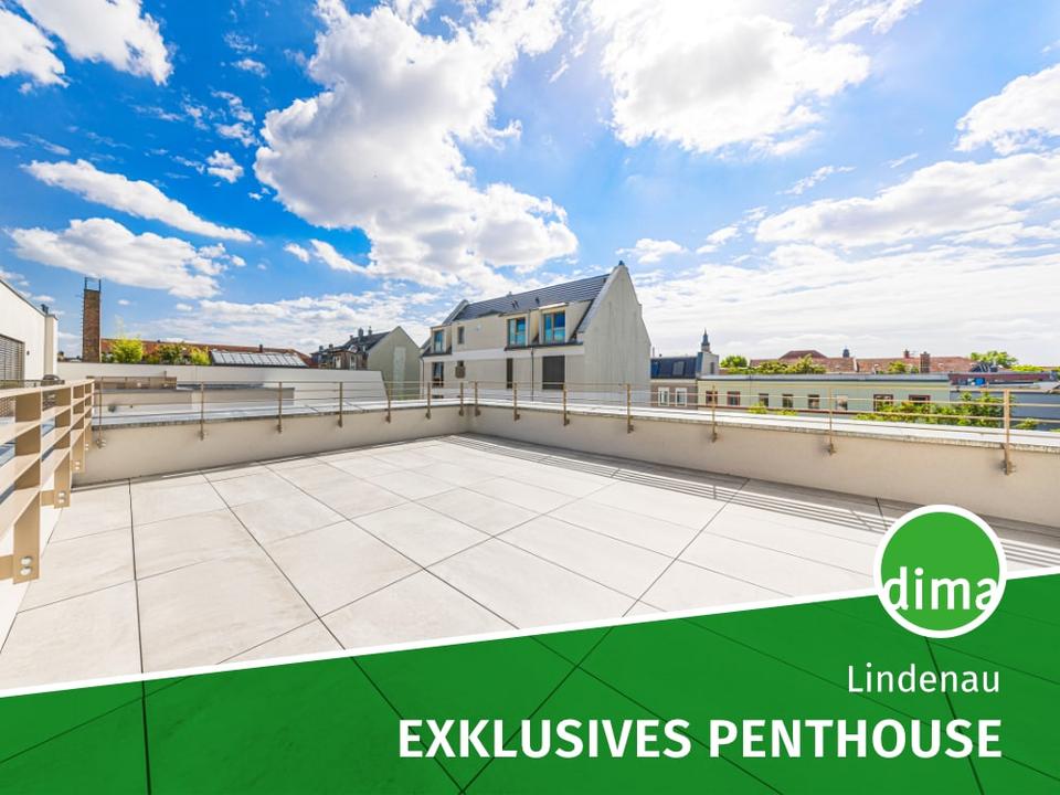 Thumbnail-Penthouse im Hinterhaus mit großer Sonnen-Terrasse, Kamin, Einbauküche, TG-Stellplätzen u.v.m.