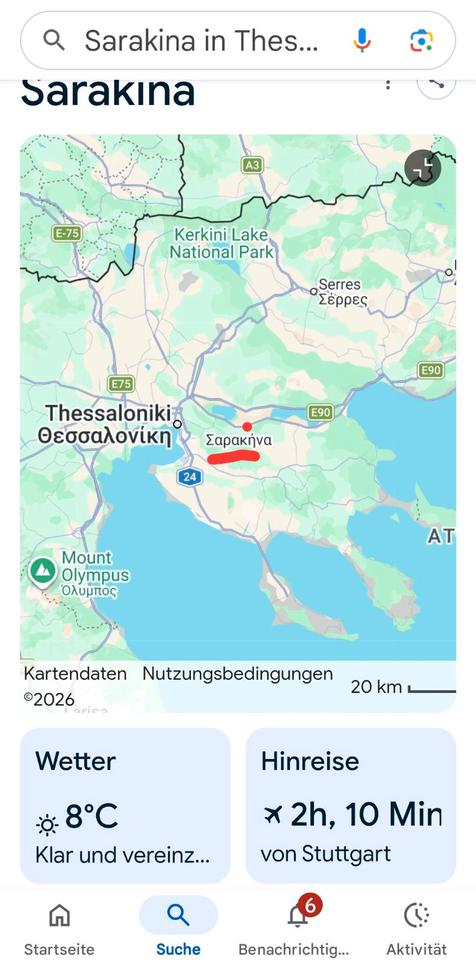 Thumbnail-Landhaus ausserhalb Thessaloniki im Dorf von Sarakina