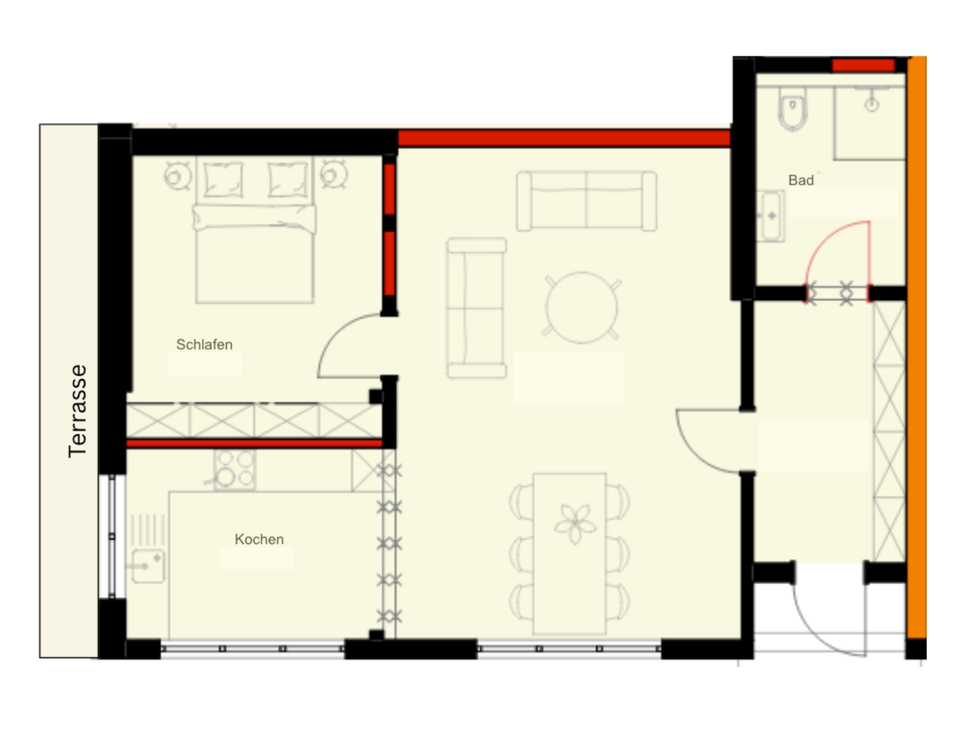 Thumbnail-ca. 72 qm Erstbezug mit kleiner Terrasse, Elspe Zentrum