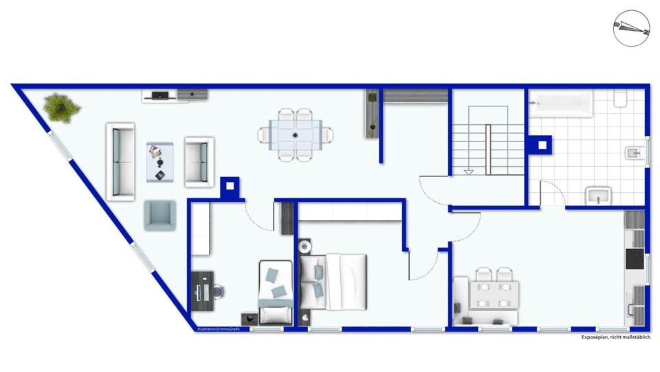 Thumbnail-Schöne 3-Zimmer-Wohnung in Schweinsberg zu vermieten