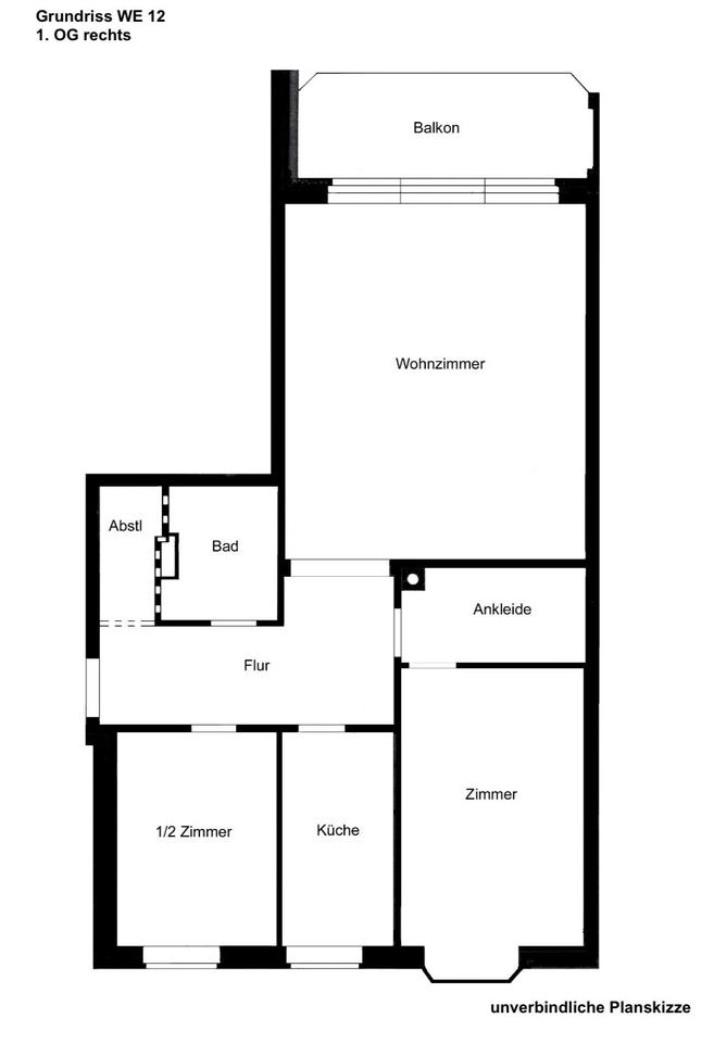 Thumbnail-Schöne 3-Zimmer-Wohnung mit Balkon und Einzelgarage