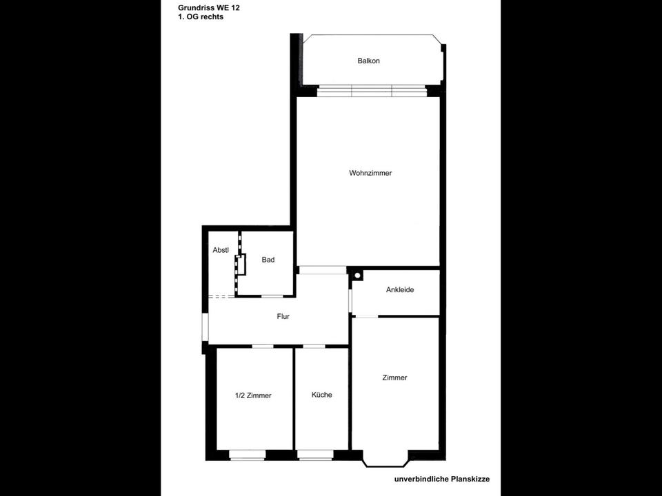 Thumbnail-Schöne 3-Zimmer-Wohnung mit Balkon und Einzelgarage