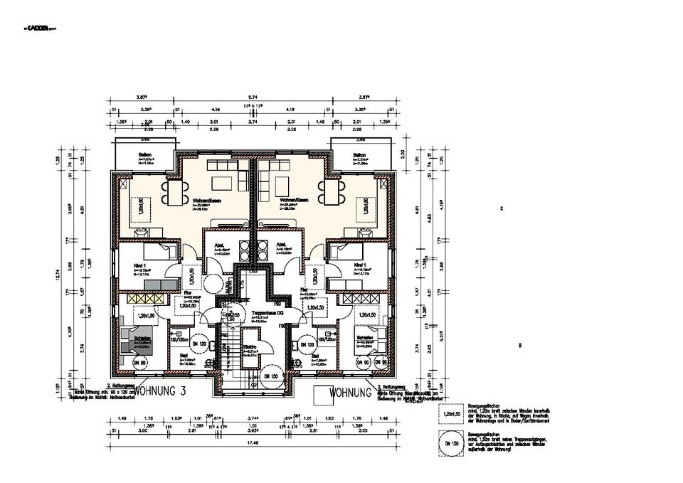 Thumbnail-Neubau-Erstbezug | 3-Zimmer | Balkon | Terrasse | KfW-40 | Lienen