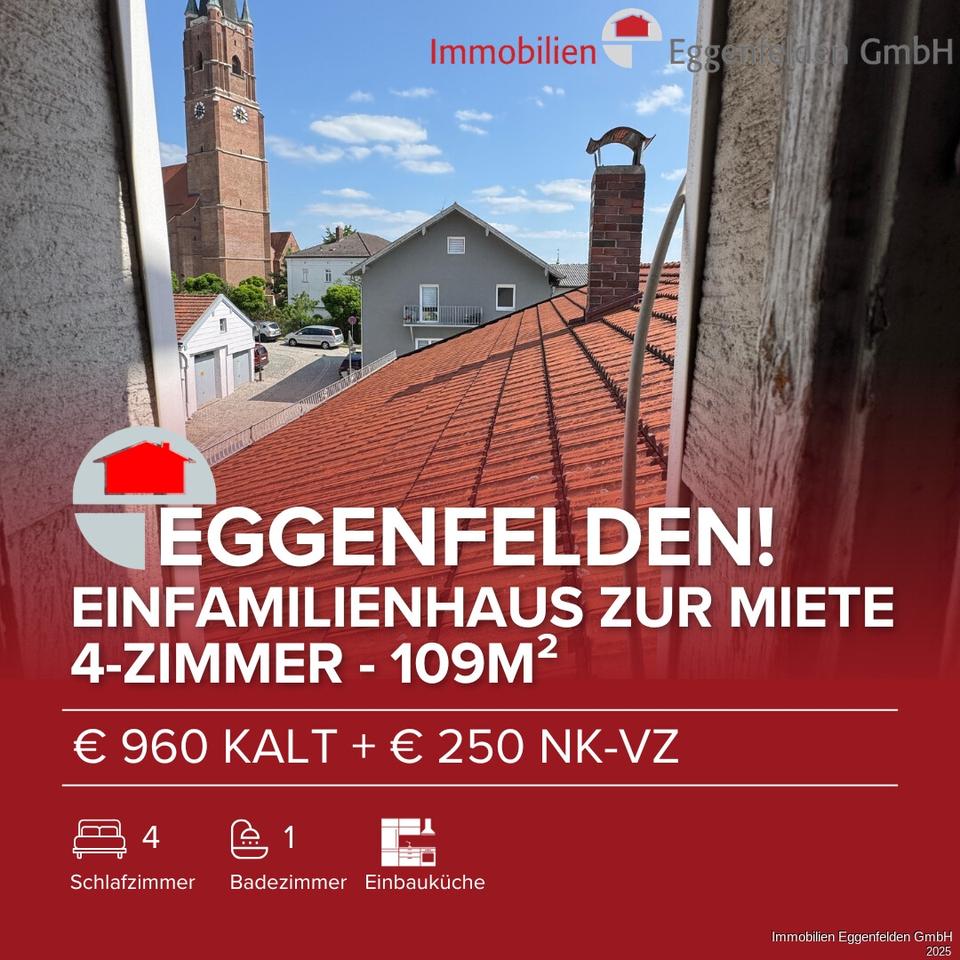 Thumbnail-Charmantes Einfamilienhaus in zentraler Lage von Eggenfelden – mit 4 Schlafzimmern (251008)
