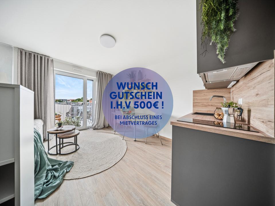 Thumbnail-Get a 500 € gift card: Furnished 2-Room Unit with All-In Rent!