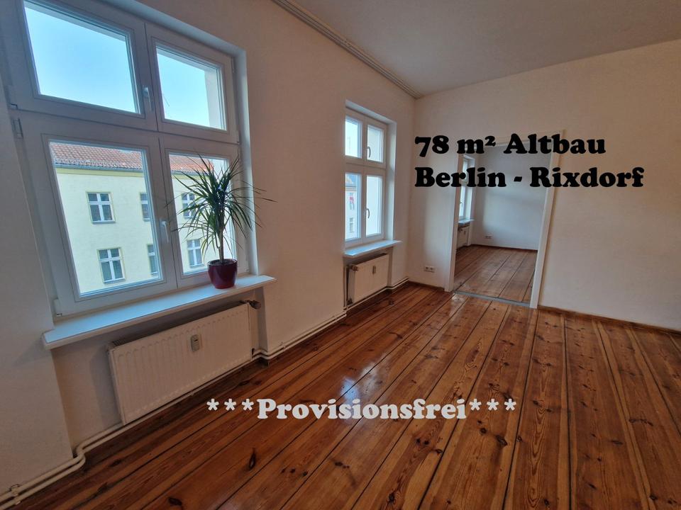 Thumbnail-78 m² Altbau Berlin-Neukölln *Provisionsfrei*