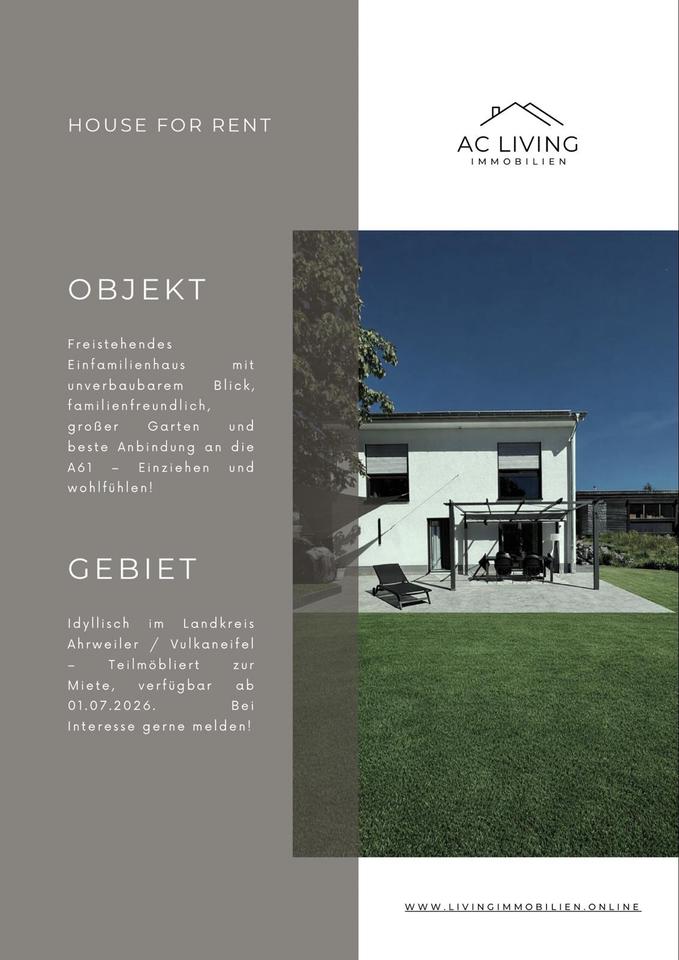 Thumbnail-Zur Vermietung Exklusives Haus im Hang (2021) in Niederzissen