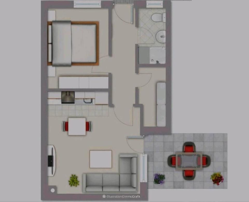 Thumbnail-Helle 2-Zimmer-Wohnung in Westerdeichstrich zu vermieten