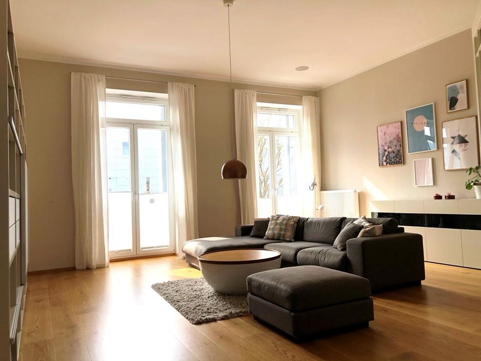 Thumbnail-Repräsentative 4-Zimmer Hochparterre-Wohnung mit zwei Balkonen