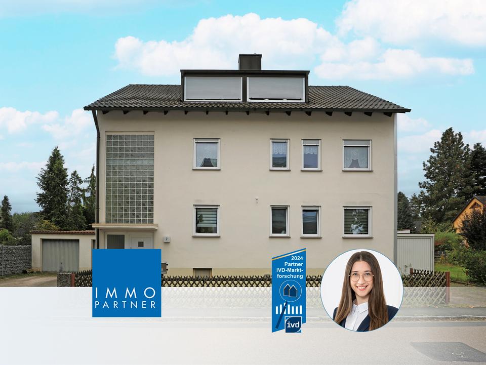 Thumbnail-IMMOPARTNER - 3-ZIMMER-DACHGESCHOSSWOHNUNG MIT BALKON UND GARAGE