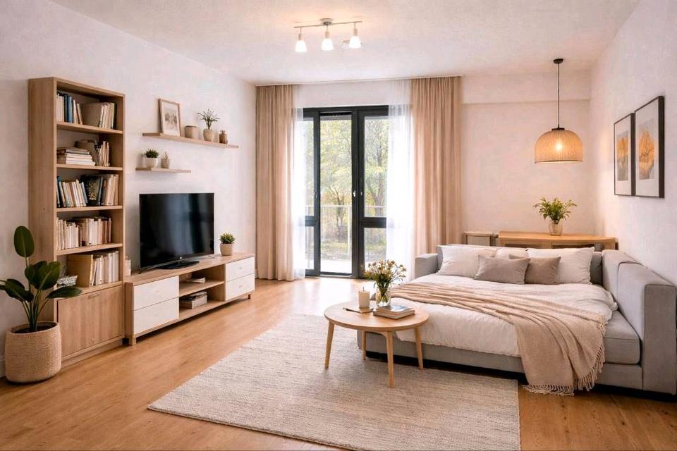 Thumbnail-Möblierte 1-Zimmer-Wohnung 3min von S-Bahn Unterschleißheim