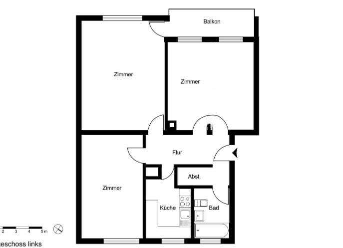 Thumbnail-Provisionsfrei Leere 3 Zimmer Wohnung Spandau