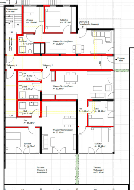 Thumbnail-Preisknaller! 3 projektierte Wohnungen zur Entwicklung
