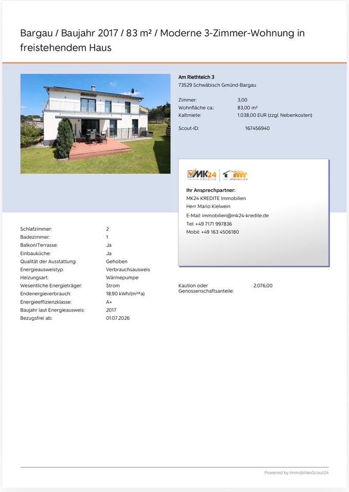 Thumbnail-Moderne 3 Zimmer Wohnung