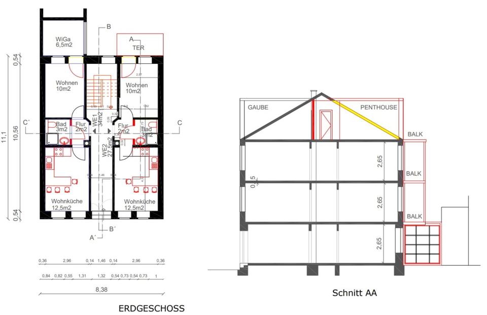 Thumbnail-4 verschieden große Wohnungen 1- 7 Raum Flächen 29 33 73146