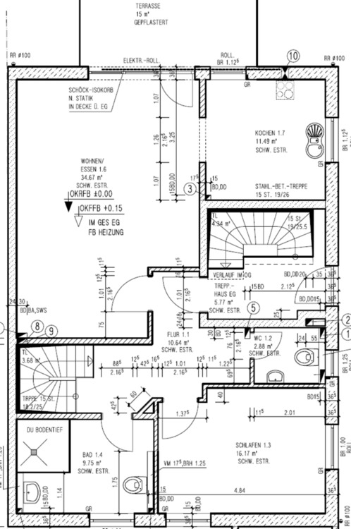 Thumbnail-Erstbezug: KfW-40 Maisonette Wohnung mit Souterrain im 3-FH