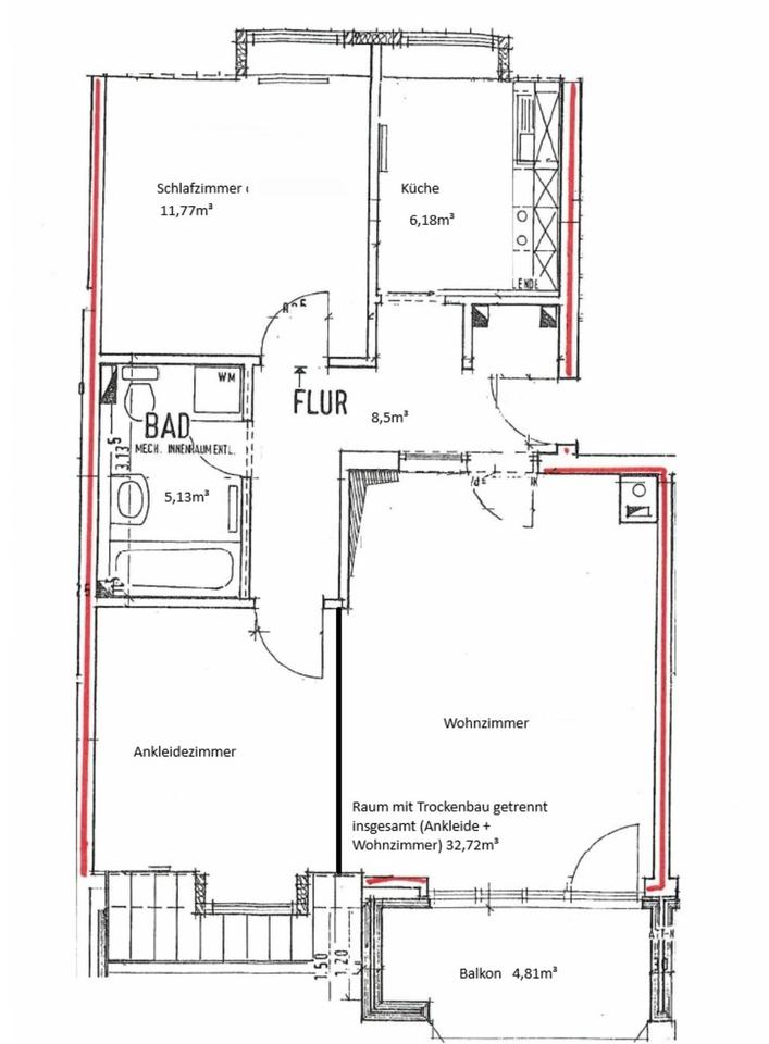 Thumbnail-5-Zimmer Maisonette-Wohnung, Klima, Wallbox, Balkon
