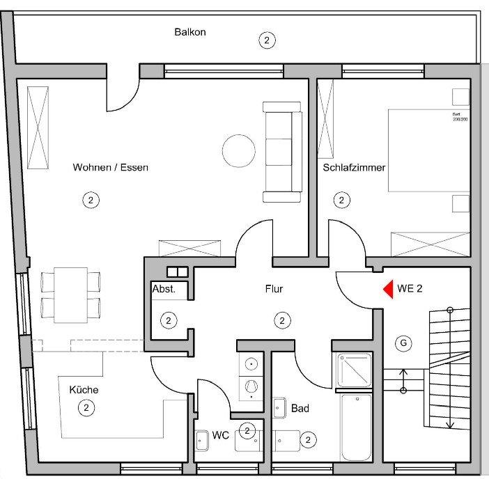Thumbnail-2,5 Zimmer Alt-Gerresheim