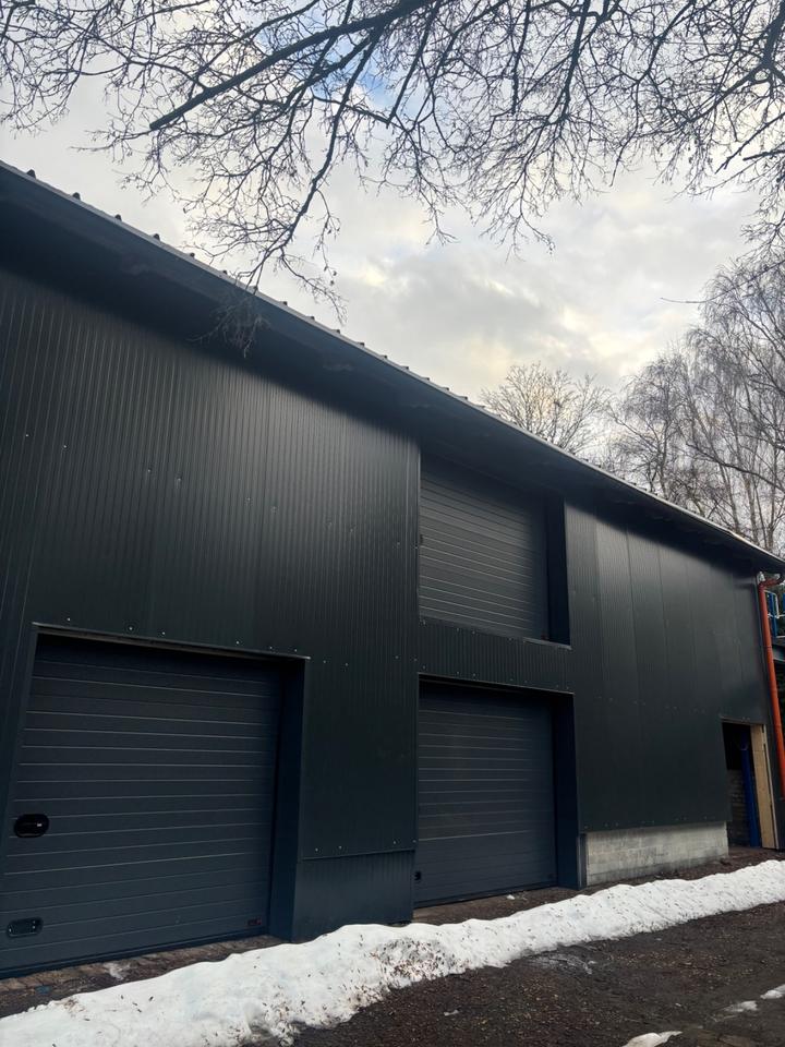 Thumbnail-140 m² Lager Garage, Oldtimer isolierte Halle 247 200m ² außen