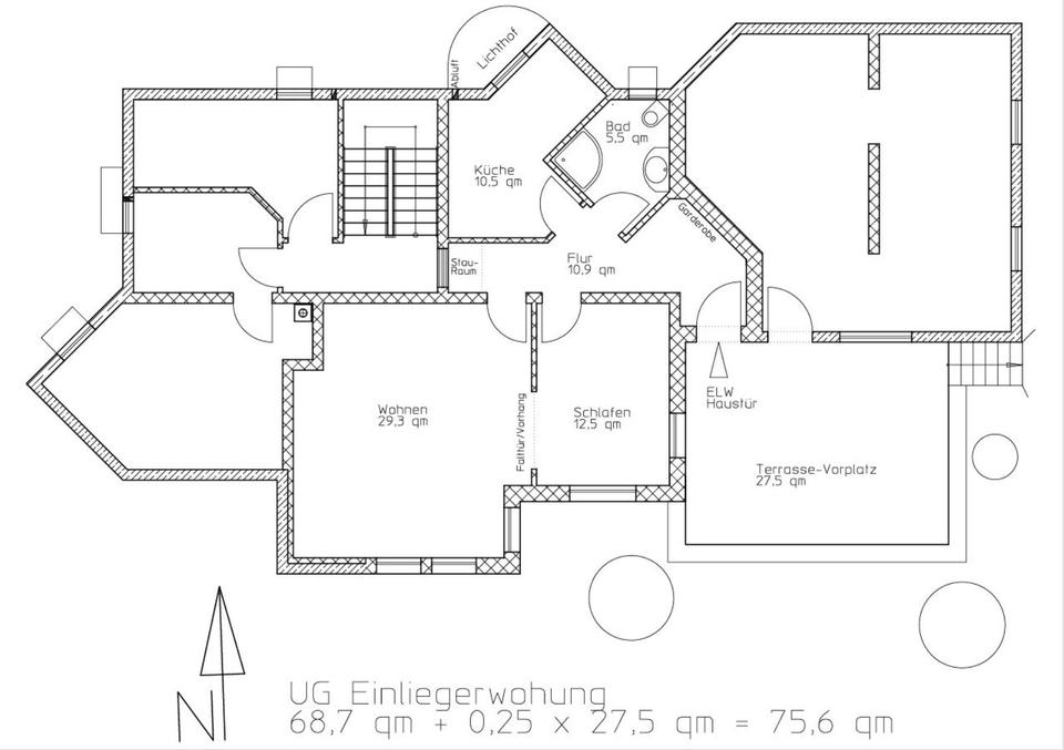 Thumbnail-Schöne helle 2 Zi.-Einliegerwohnung Ortsteil Gemeinde Attenweiler