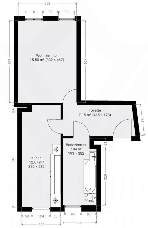 Thumbnail-Ein Zimmerwohnung