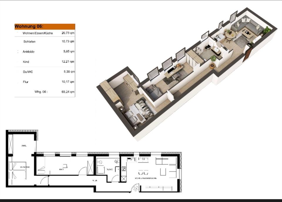 Thumbnail-3-Zimmer-Wohnung in Schopfloch-Oberiflingen Wohnung 6