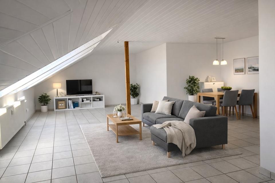 Thumbnail-Charmante Dachgeschosswohnung Mannheim 2x Parkplatz