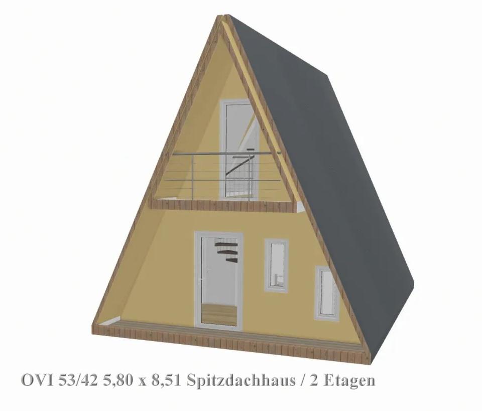 Thumbnail-Spitzdach Haus 74 qm 2 Etagen