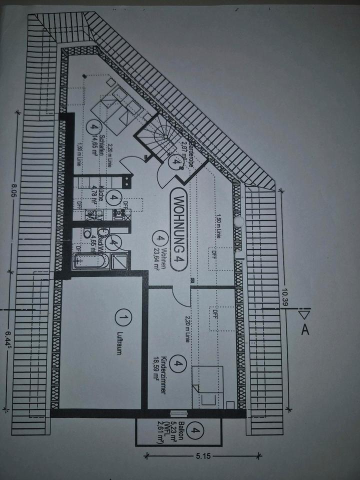 Thumbnail-3 Zi. DG. Whg. mit Kellerabteil und Stellplatz , Provisionsfrei!!