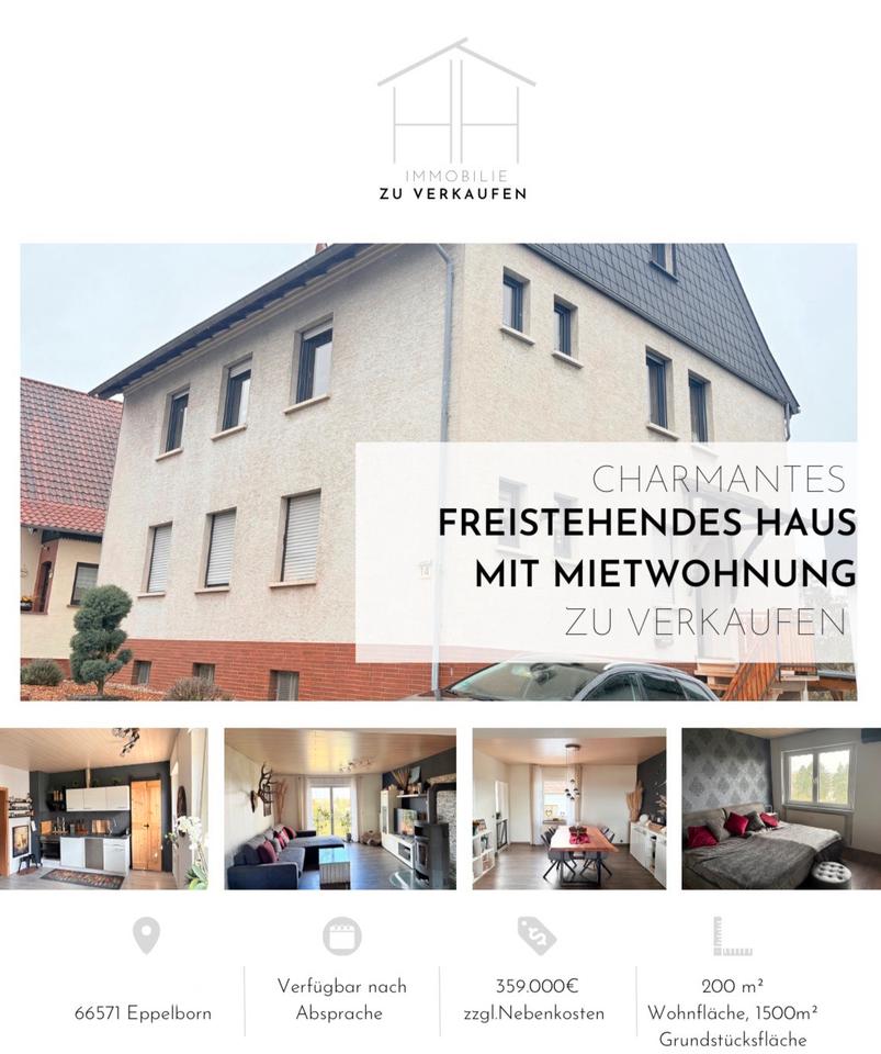 Thumbnail-Charmantes freistehendes Haus mit Mietwohnung