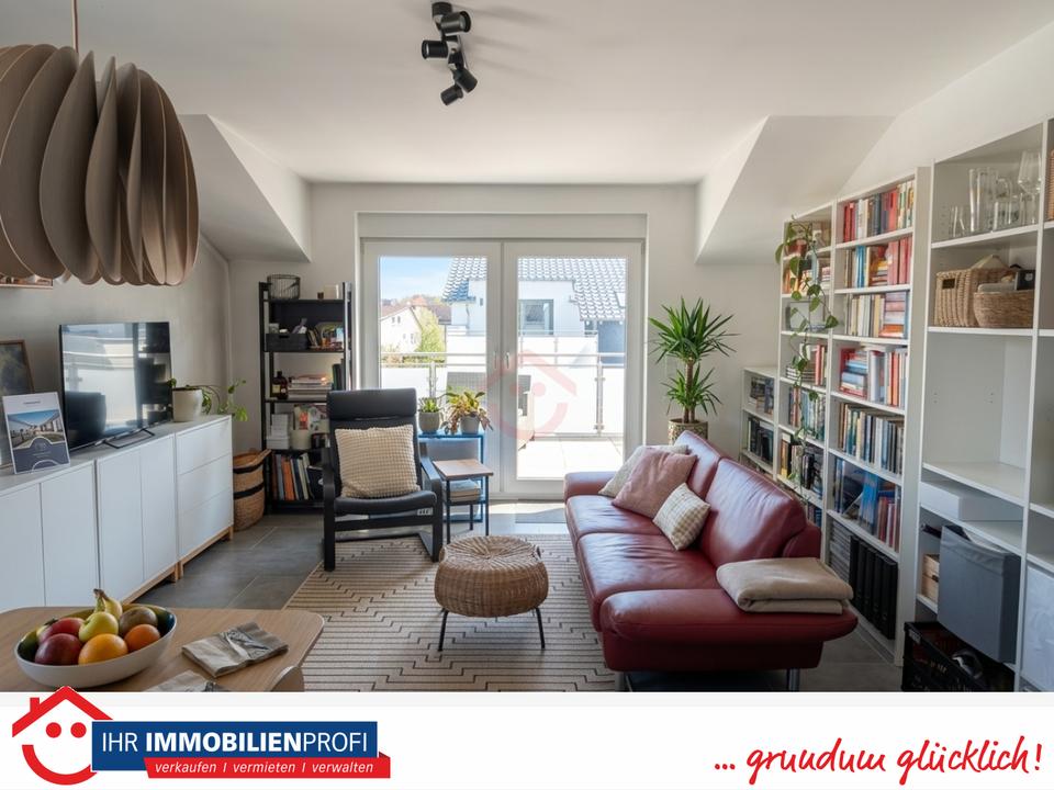 Thumbnail-Moderne 2-Zimmer-Wohnung mit Balkon in Gießen-Kleinlinden