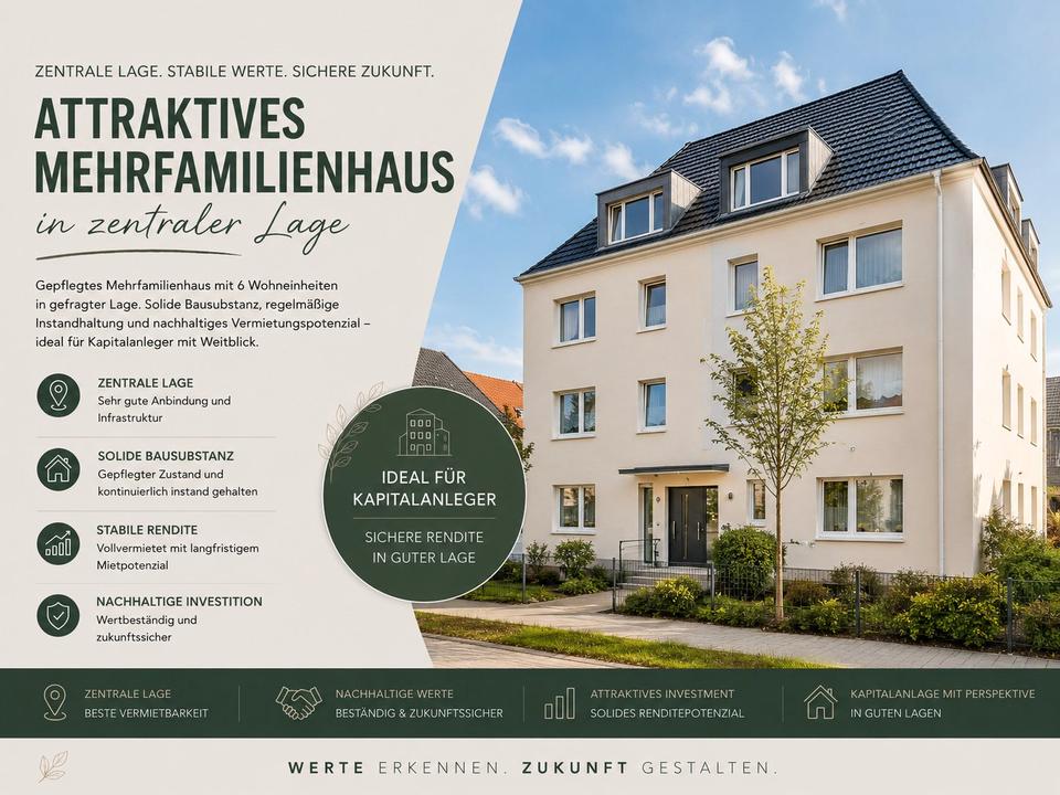 Thumbnail-PROVISIONSFREIES MEHRFAMILIENHAUS MIT 6 WOHNUNGEN – ZENTRALE LAGE