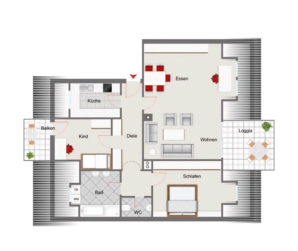 Thumbnail-Dachgeschosswohnung Neunkirchen am Brand