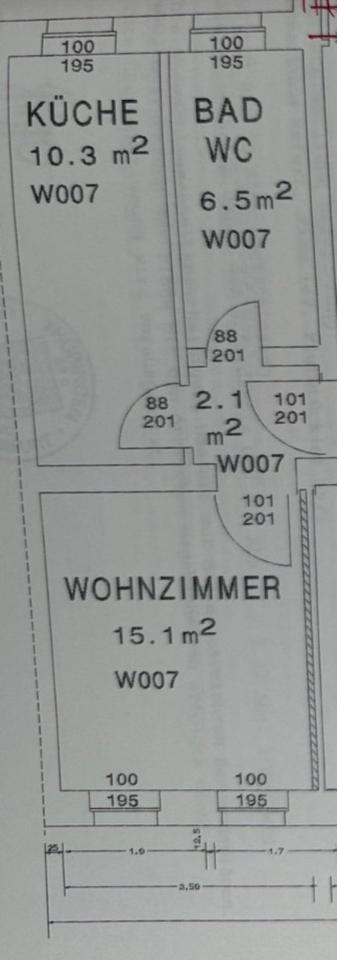 Thumbnail-Kleine 2 Zimmer Wohnung 35m²