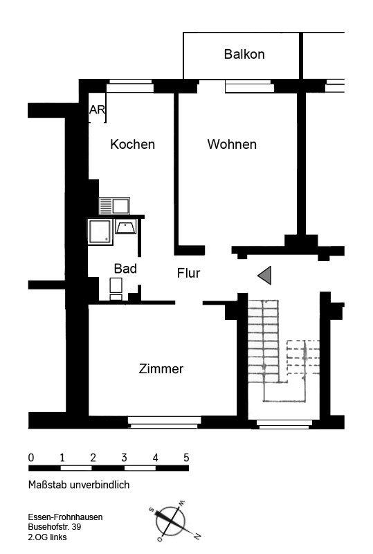 Thumbnail-Wir renovieren! 2-Zimmer-Wohnung in Essen Frohnhausen