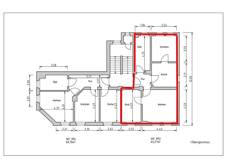 Thumbnail-3-Raum Wohnung in Aue-Bad Schlema