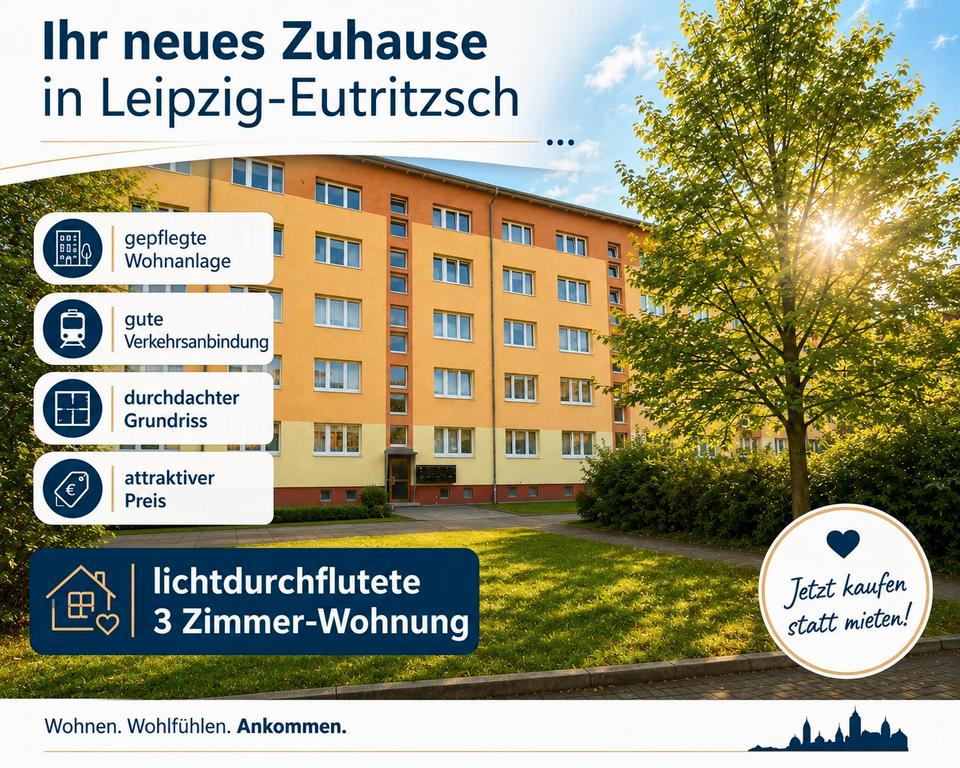 Thumbnail-***provisionsfrei***, gut geschnittene 3-Zimmer-Wohnung mit Sonne