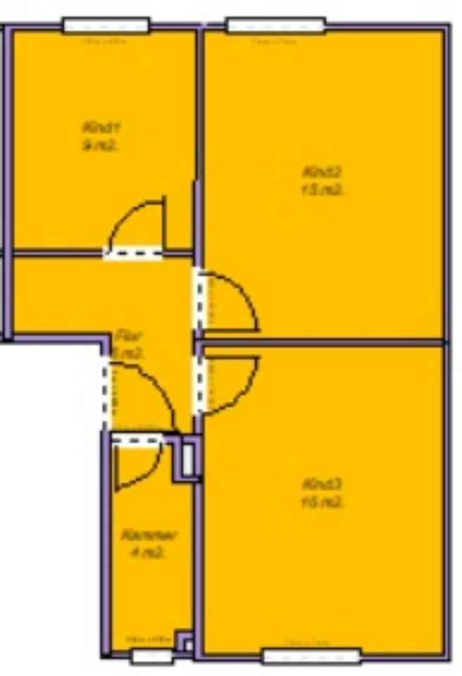Thumbnail-Zwei-Raum-Wohnung Hochparterre, Gasheizung, GartenKamin möglich