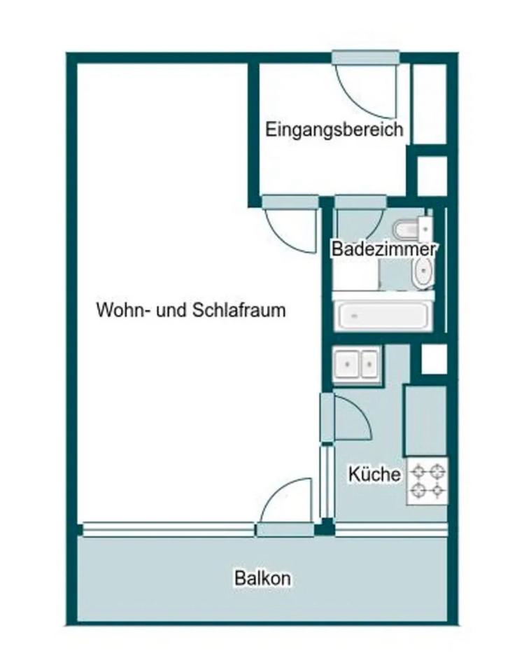 Thumbnail-1,5 Zimmer Wohnung zu Vermieten