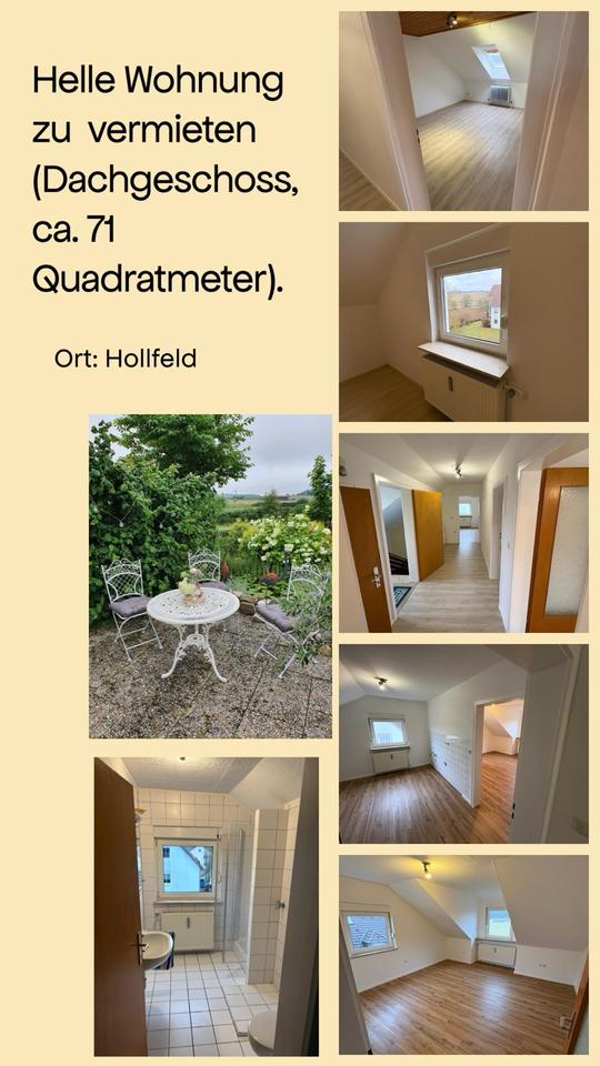 Thumbnail-Dachgeschosswohnung mit Gemeinschaftsgarten in Hollfeld
