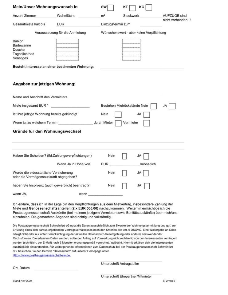 Thumbnail-Wohnungen in Kitzingen