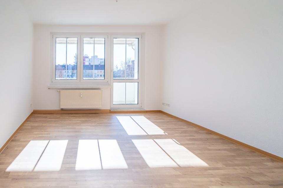 Thumbnail-3-Raum-Wohnung mit Balkon im Zentrum