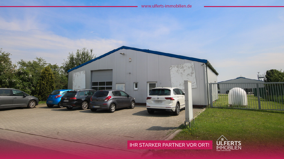 Thumbnail-Gewerbehalle mit großer Freiflächen und Büroräumen - vielseitige Nutzungsmöglichkeiten!
