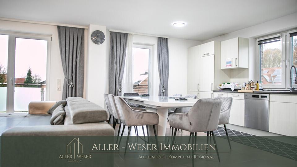 Thumbnail-Langwedel | Moderne 3-Zimmer-Obergeschosswohnung mit Balkon und Stellplatz